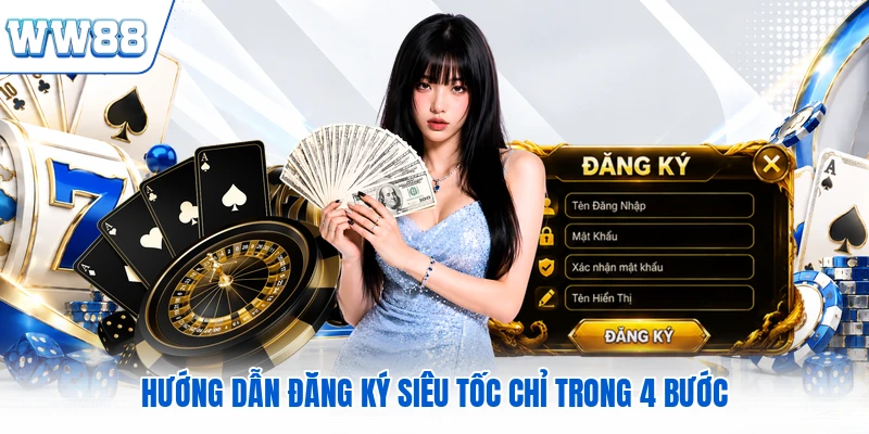 Hướng dẫn đăng ký siêu tốc chỉ trong 4 bước
